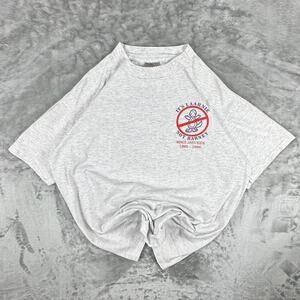 Rare Vintage 1996 “It’s Laarnie Not Barney” Light Grey Single Stitch T-shirt L